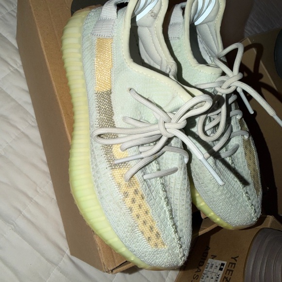 Adidas Kids Sneakers in Black, Yellow, and Cream - Picture 5 of 6